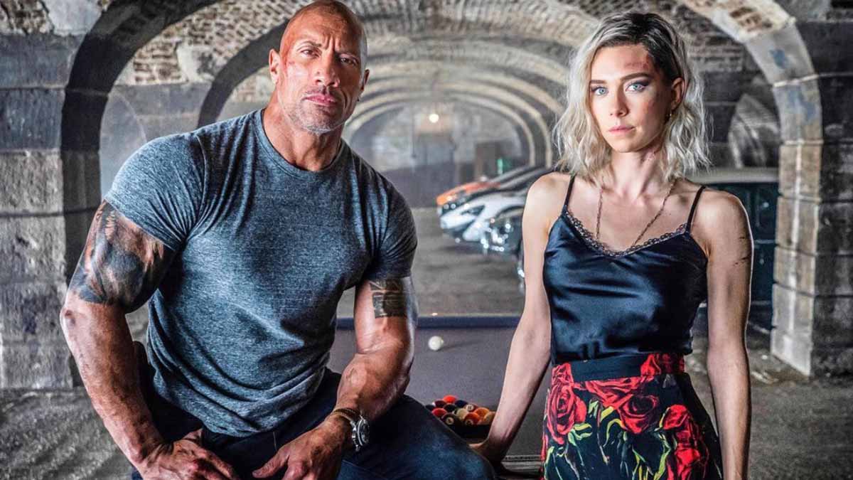 dwayne johnson y vanessa kirby