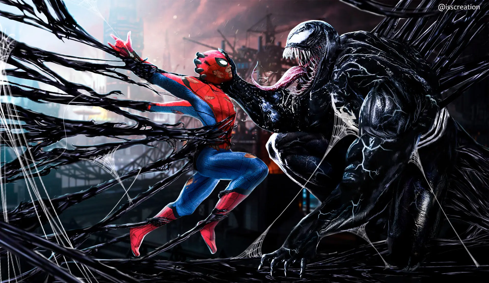 spider-man tom holland vs venom