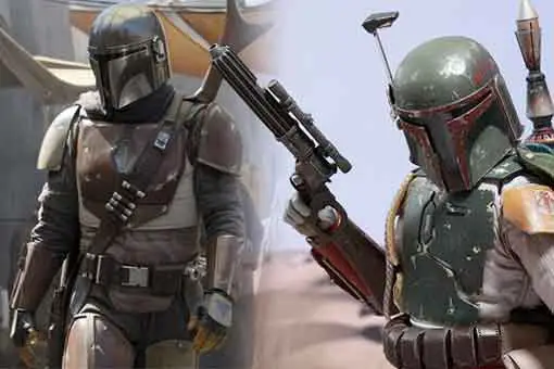 star wars: las diferencias entre el mandaloriano y boba fett