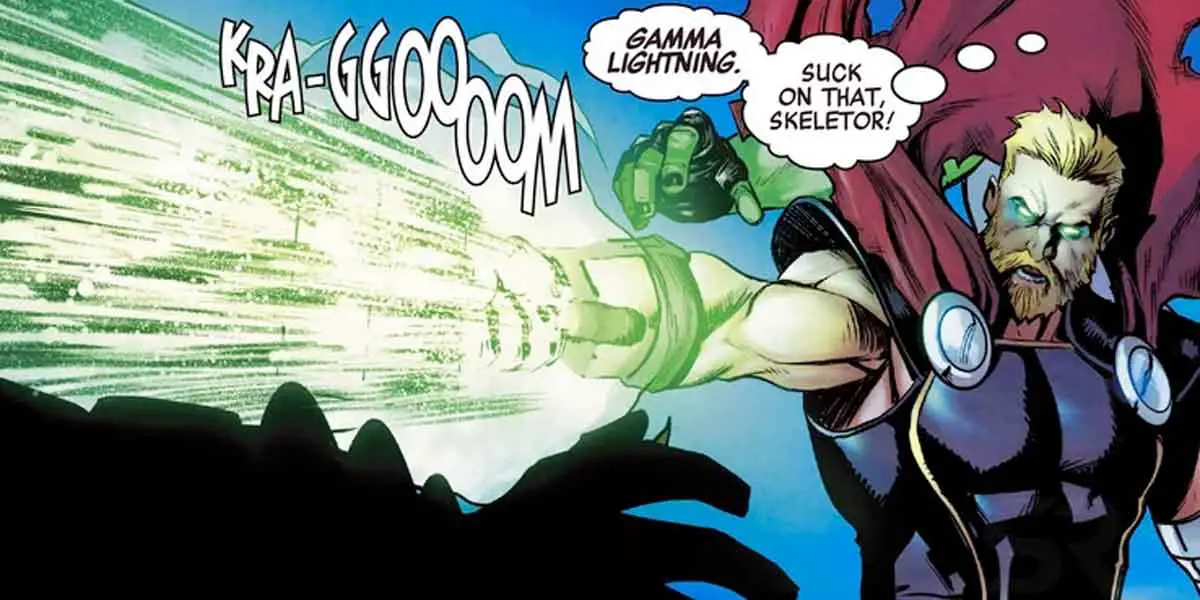 thor y she-hulk (hulka) desatan todo su poder juntos marvel