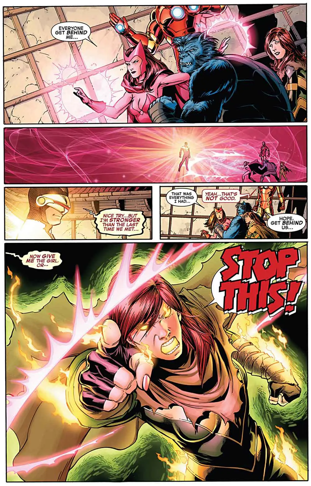 x-men: hope summers uses chaos fist-on phoenix five cyclops