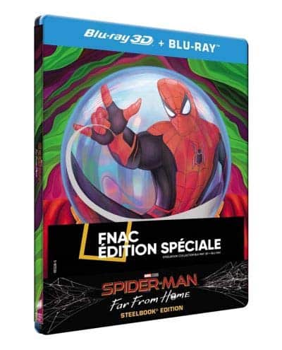 spider-man: lejos de casa: blu-ray steelbook