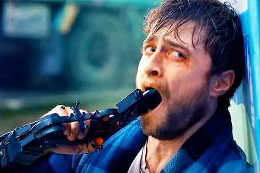 primer tráiler de guns akimbo, la nueva película de daniel radcliffe