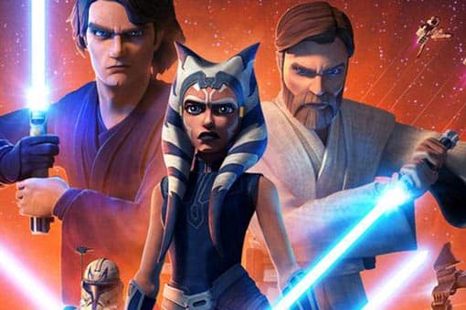 póster temporada final de star wars: clone wars