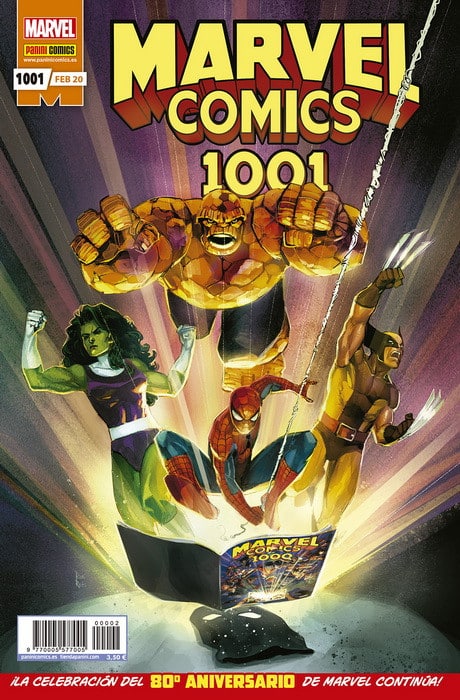 reseña marvel comics nº 1001. continuamos con la celebración del aniversario