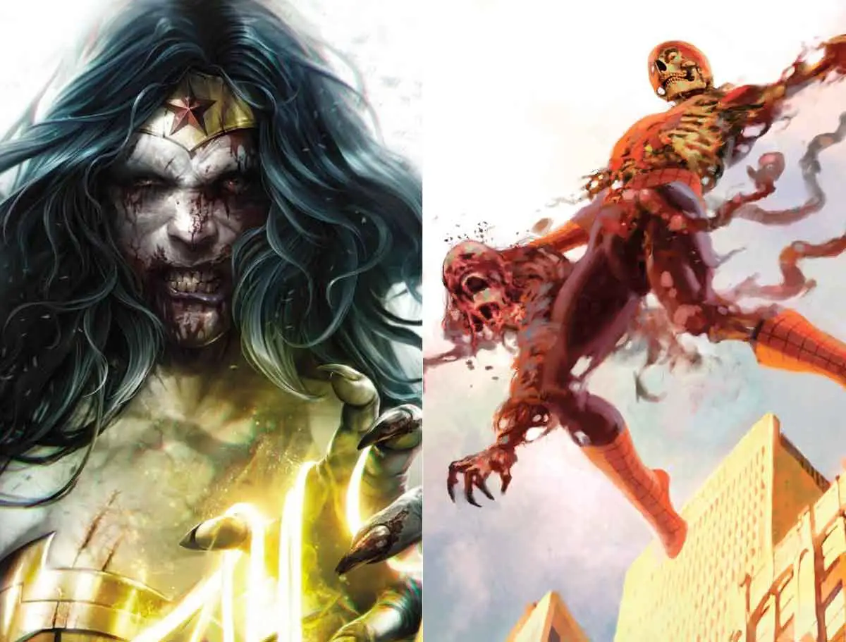 el apocalipsis zombie de dc comics es diferente al de marvel en un aspecto