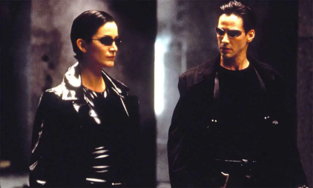 filtran escena de acción de neo y trinity en matrix 4