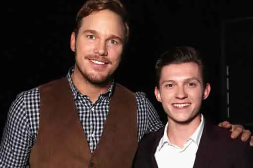 tom holland: "chris pratt me ayudó durante la crisis de spider-man"