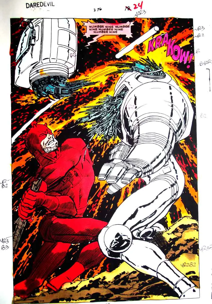 daredevil vs ultron john romita jr.