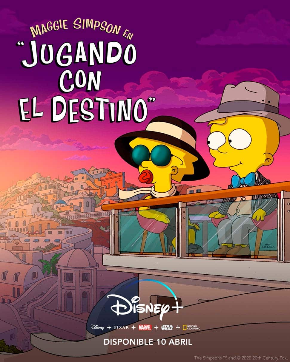 maggie simpson en “jugando con el destino