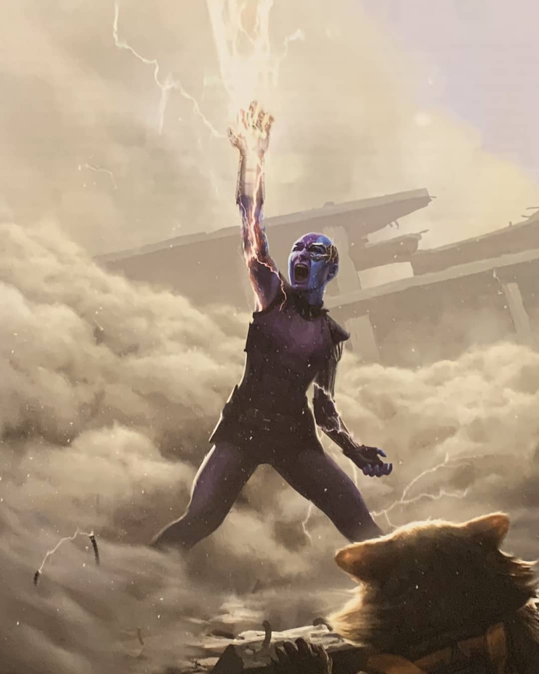 concept art nebula vengadores: endgame