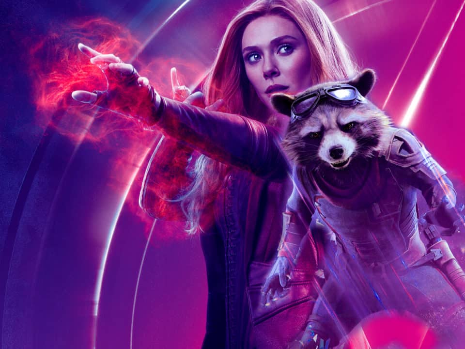 vengadores: endgame. wanda y rocket