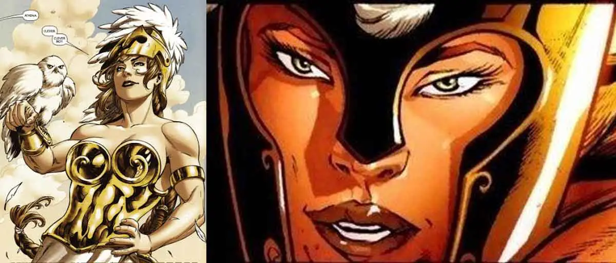 diferencia entre thena y atenea del universo marvel