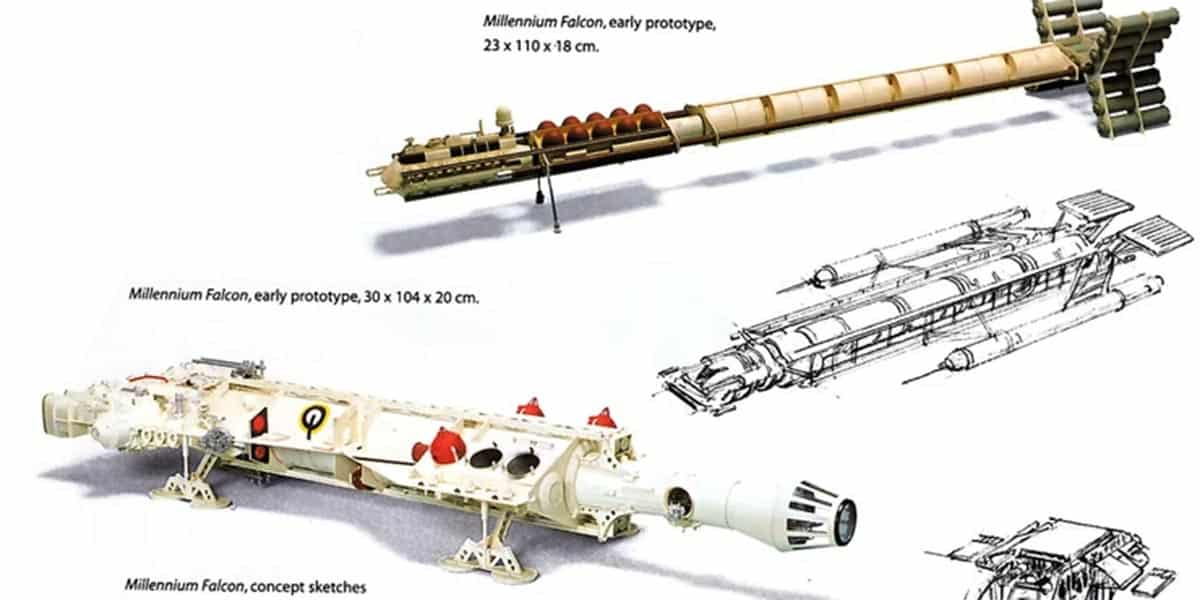 motivo por el qué george lucas cambió el diseño del halcón milenario