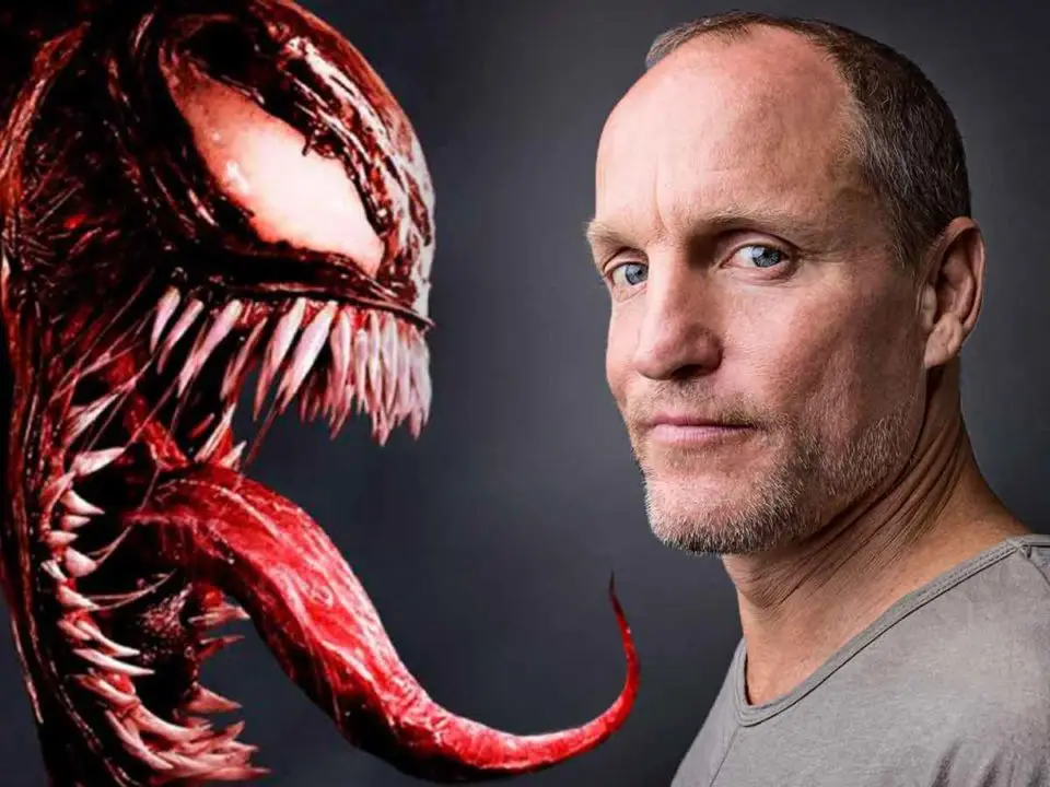 espectacular fan art de woody harrelson como carnage en venom 2