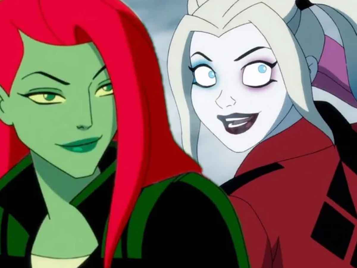 Harley Quinn y Posion Ivy se besan por fin en la serie de animación