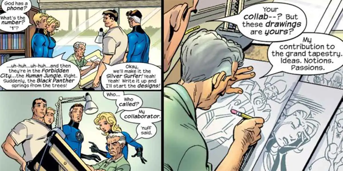 Los Cuatro Fantásticos conocieron al verdadero creador del Universo Marvel