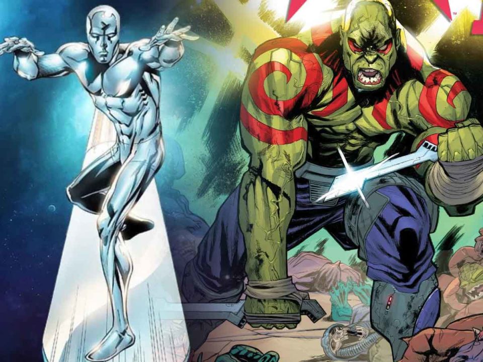 silver surfer vs drax