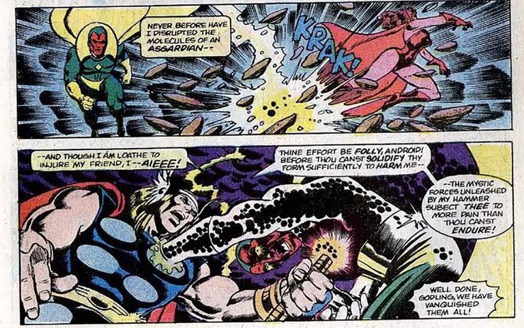 Thor vs vision