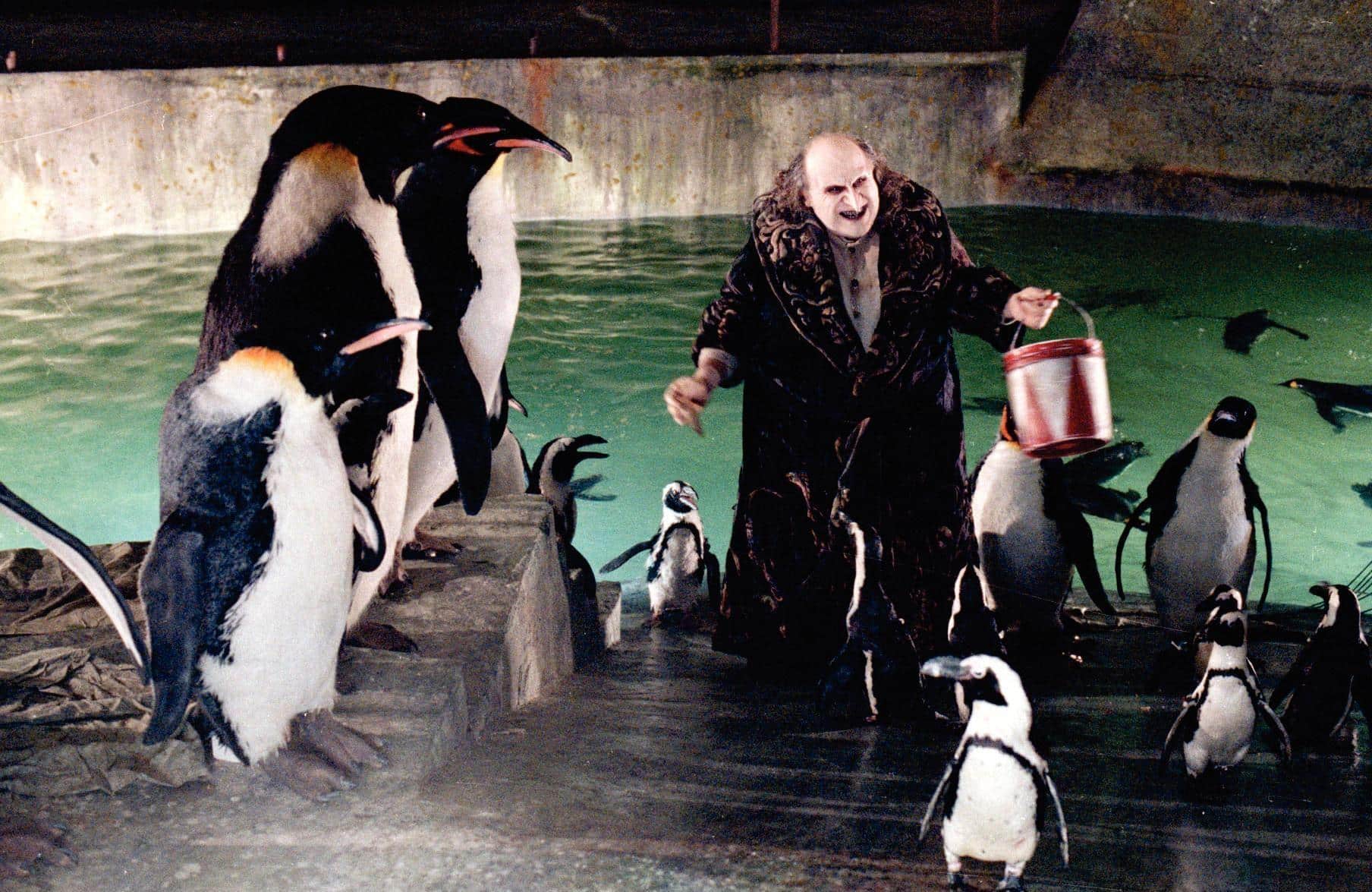pingüinos batman rerturns