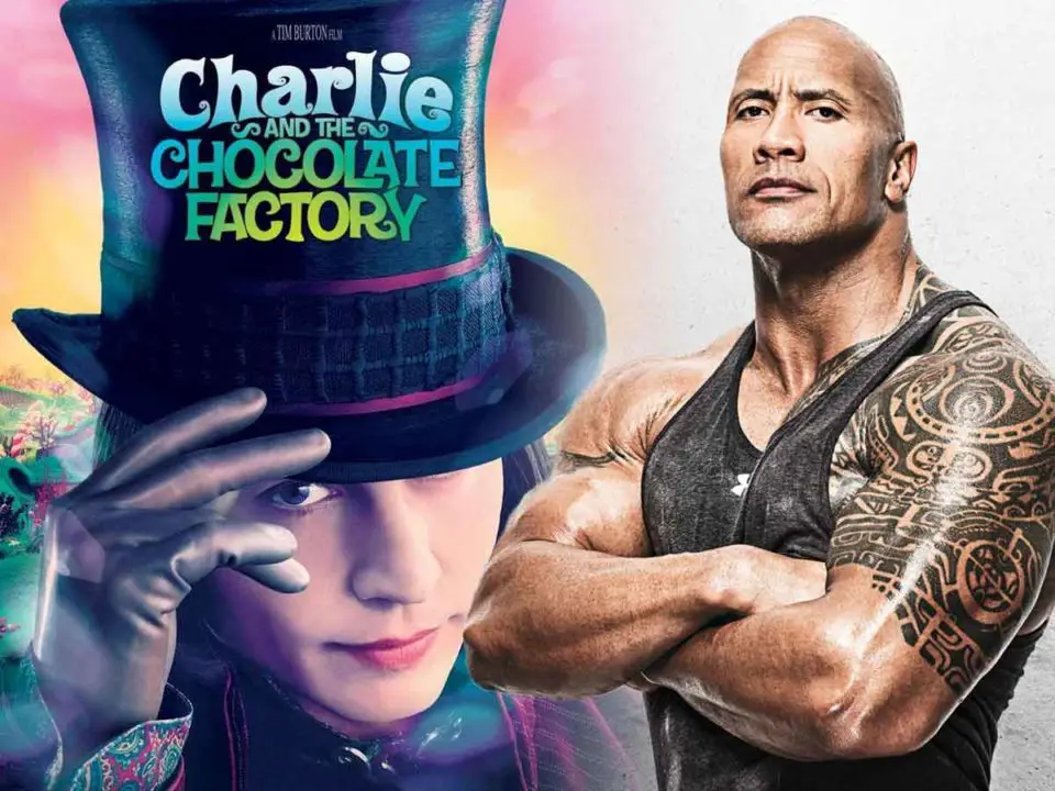 dwayne johnson revela que casi interpreta a willy wonka