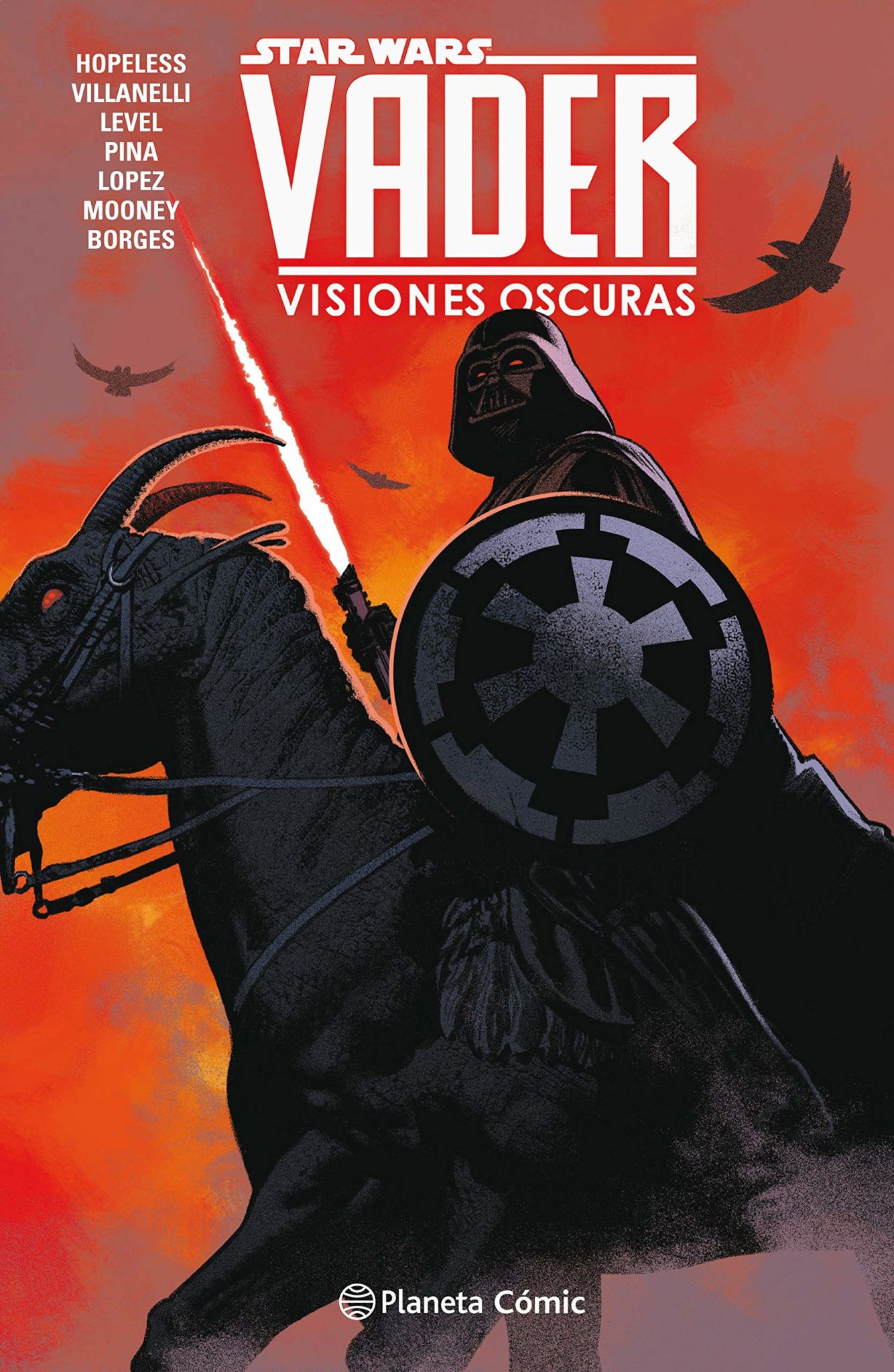 star wars vader. visiones oscuras portada