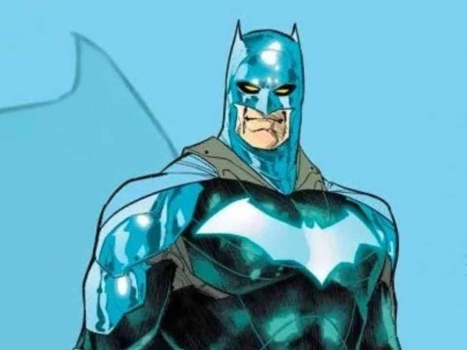 el nuevo traje y la sonrisa de batman