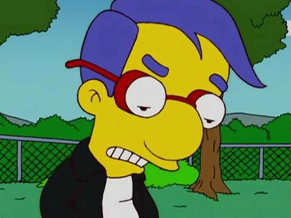 los simpson: la oscura inspiración del nombre de milhouse