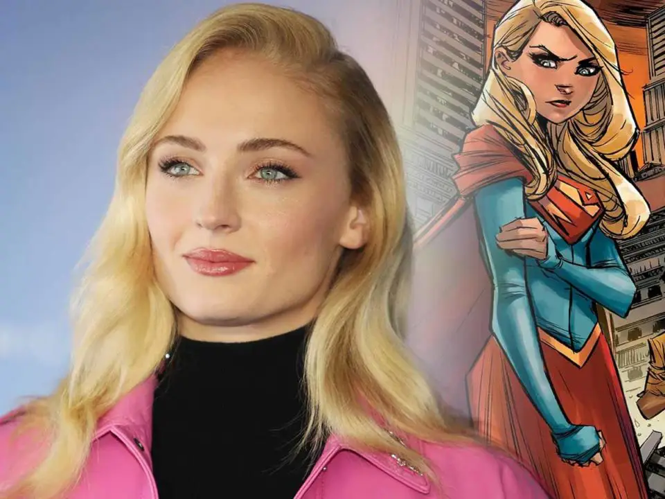 espectacular fan art de sophie turner como supergirl