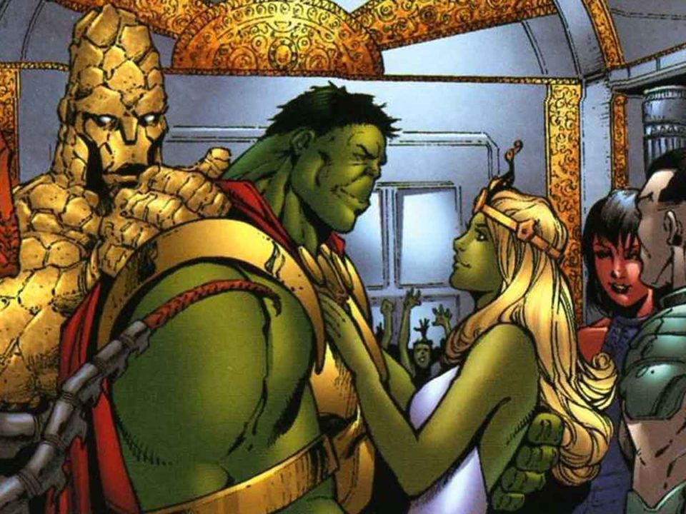 la verdadera historia de amor de hulk se arruinó por un error de marvel