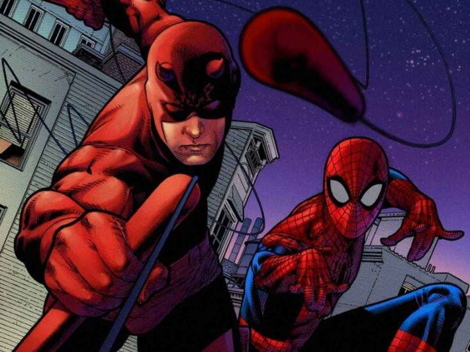 daredevil le da una lección de responsabilidad a spider-man