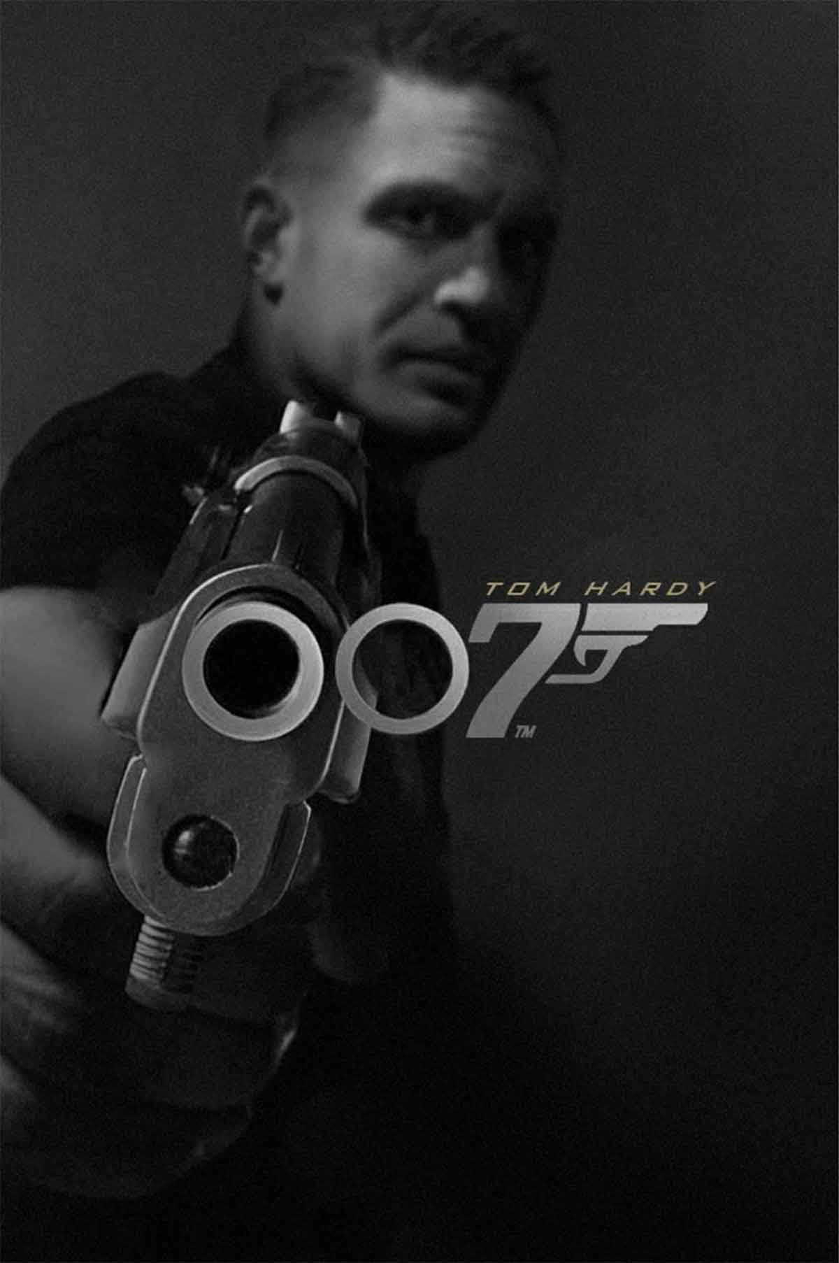 espectacular fan art de tom hardy como el nuevo james bond