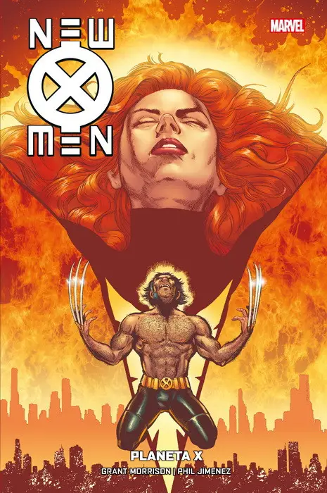 new x men 6 , planeta x. el fuego de la batalla purificará la tierra