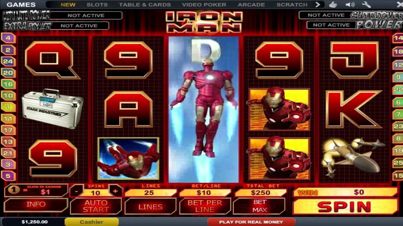 tragamonedas online iron man