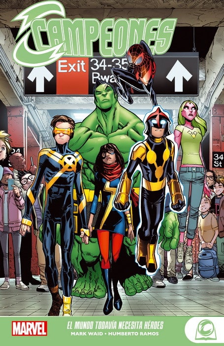 marvel young adults: campeones 1