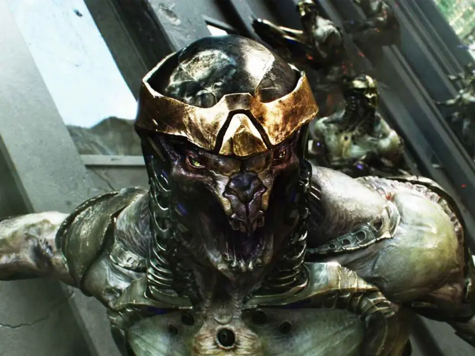 diseño alternativo de los chitauri de la película los vengadores (2012)