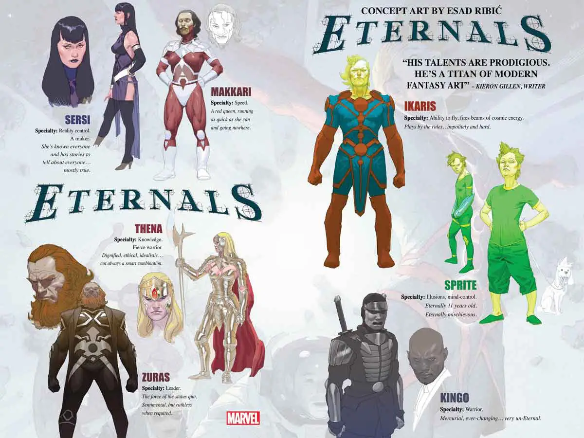 marvel revela el gran reinicio de los eternos