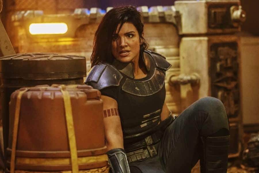 the mandalorian: gina carano se defiende de las críticas