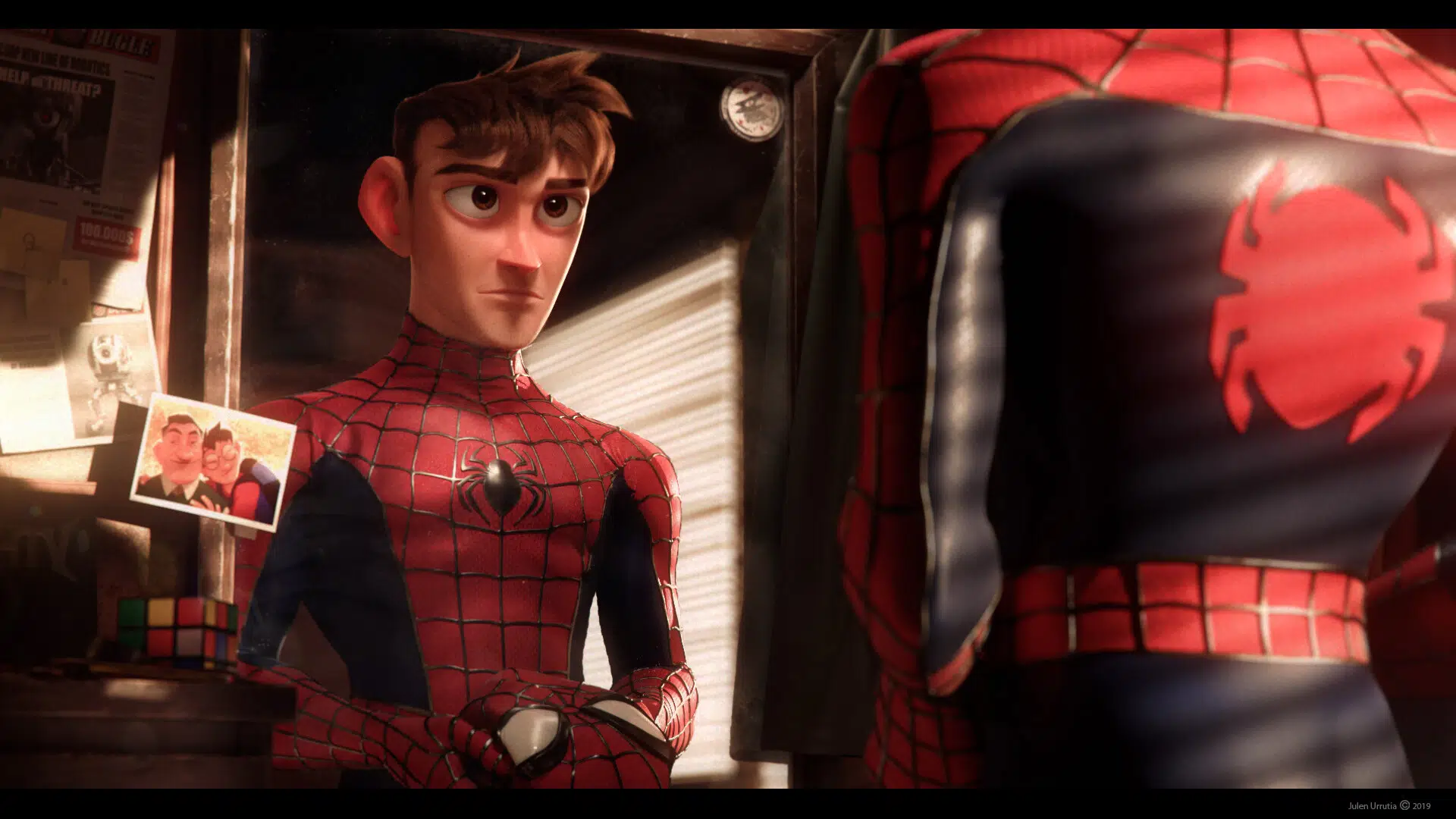 spider-man pixar julen urrutia