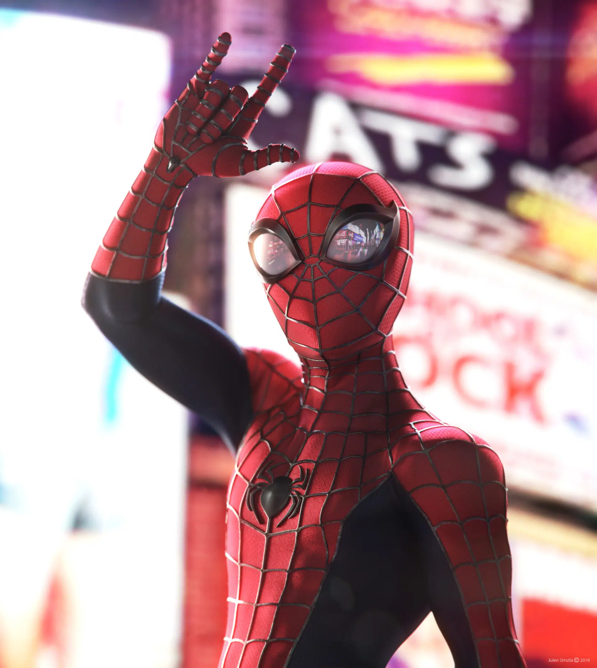 spider-man pixar julen urrutia