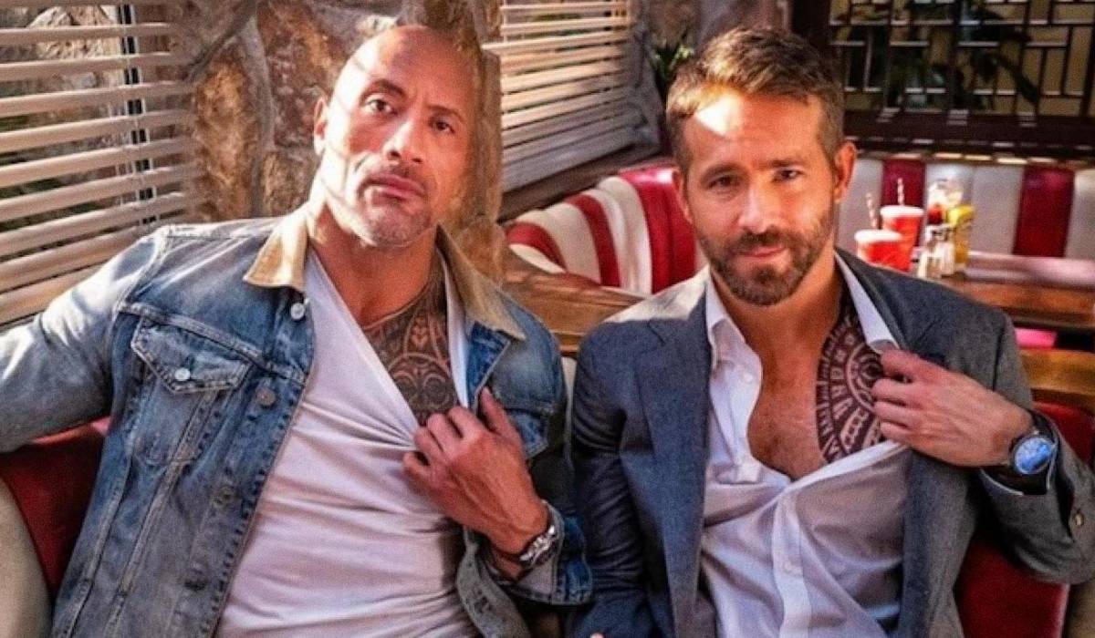 Dwayne Johnson y Ryan Reynolds