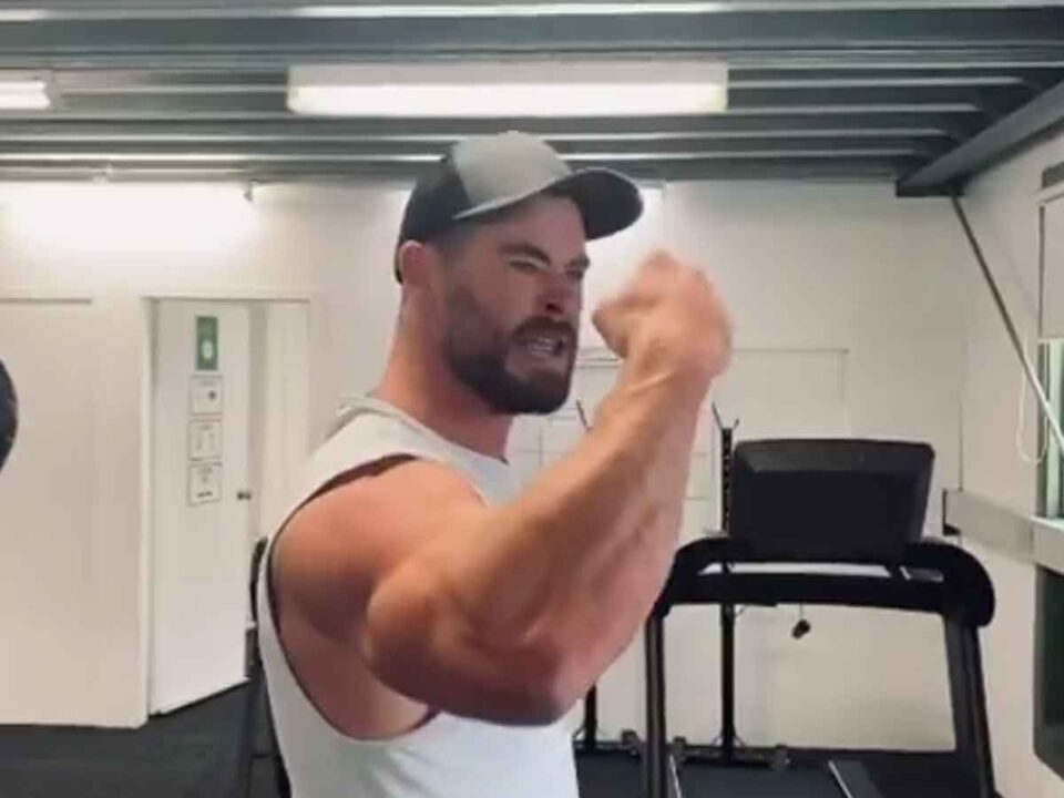 Vídeo del brutal entrenamiento de Chris Hemsworth para Thor 4
