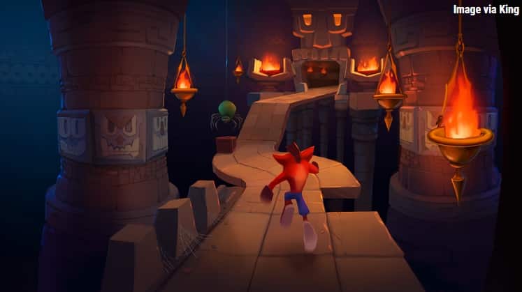 crash bandicoot: ¡a la fuga! ya está disponible en ios y android