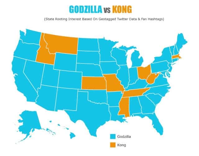 Godzilla vs King Kon discover which is the favorite thanks to some votes