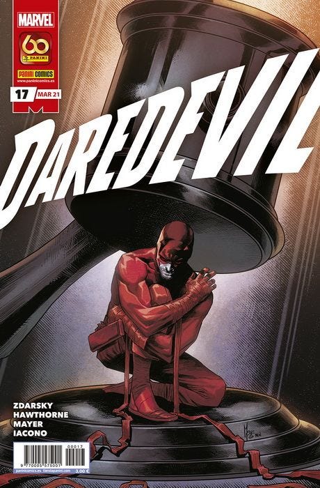 reseña marvel daredevil nº 17. los planes de matthew murdock raramente salen como él pensaba