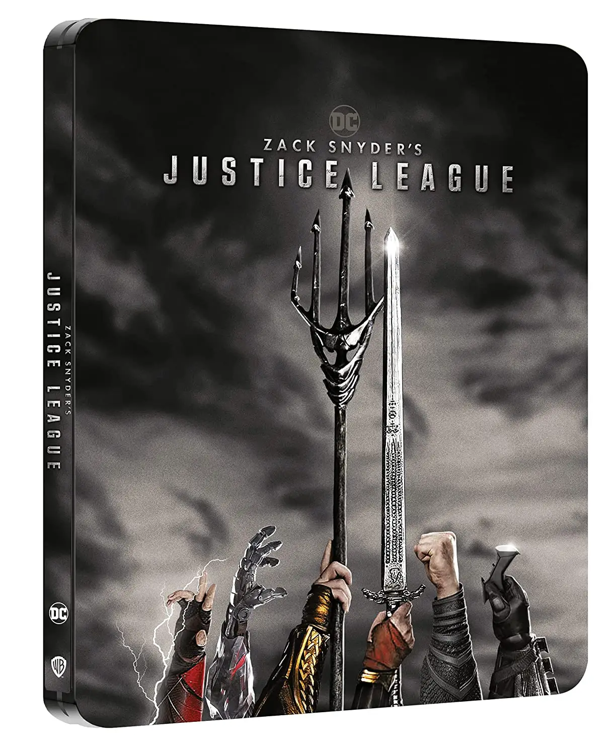 la liga de la justicia de zack snyder - steelbook 4k uhd blu-ray