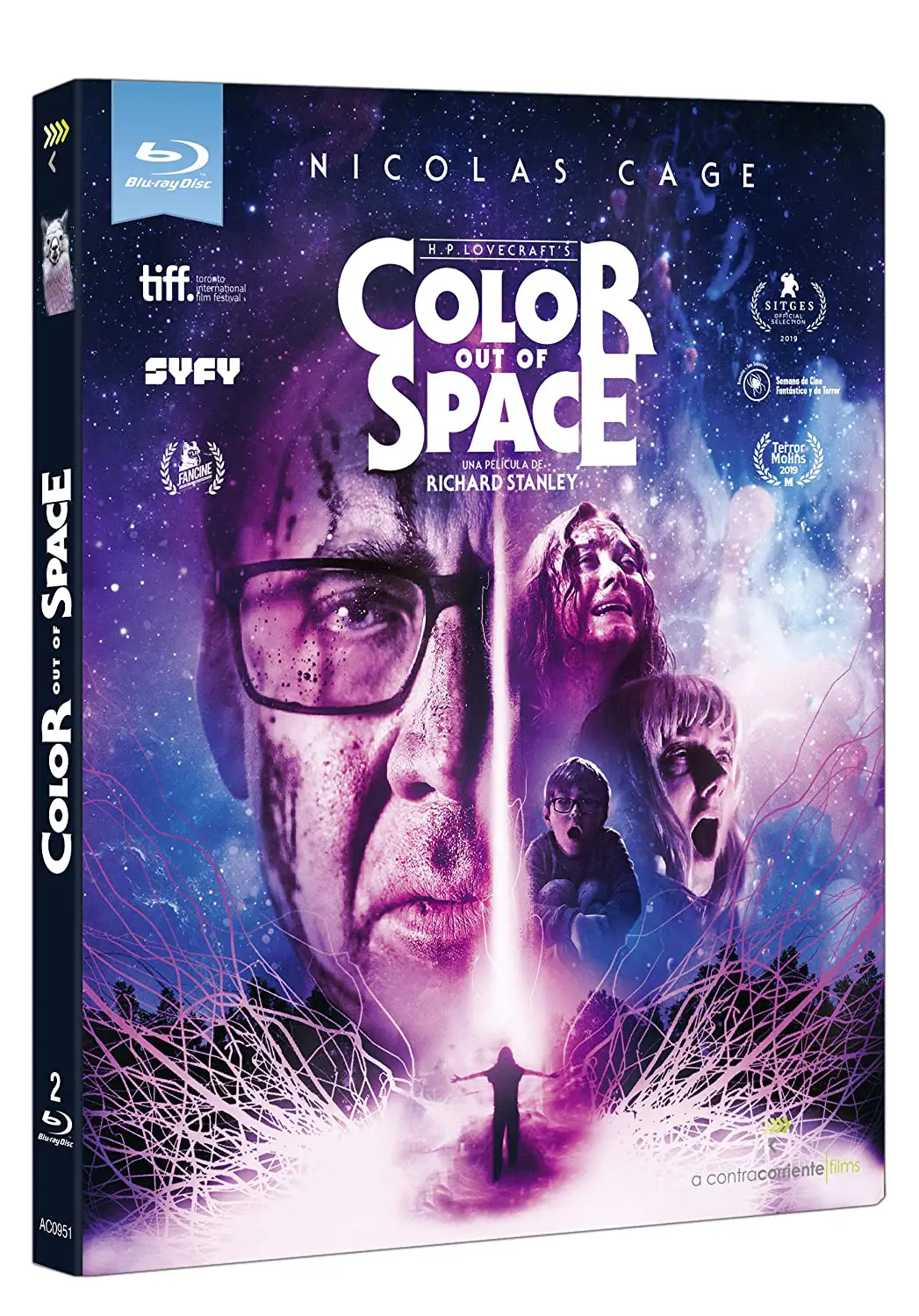 color out of space: análisis del blu-ray