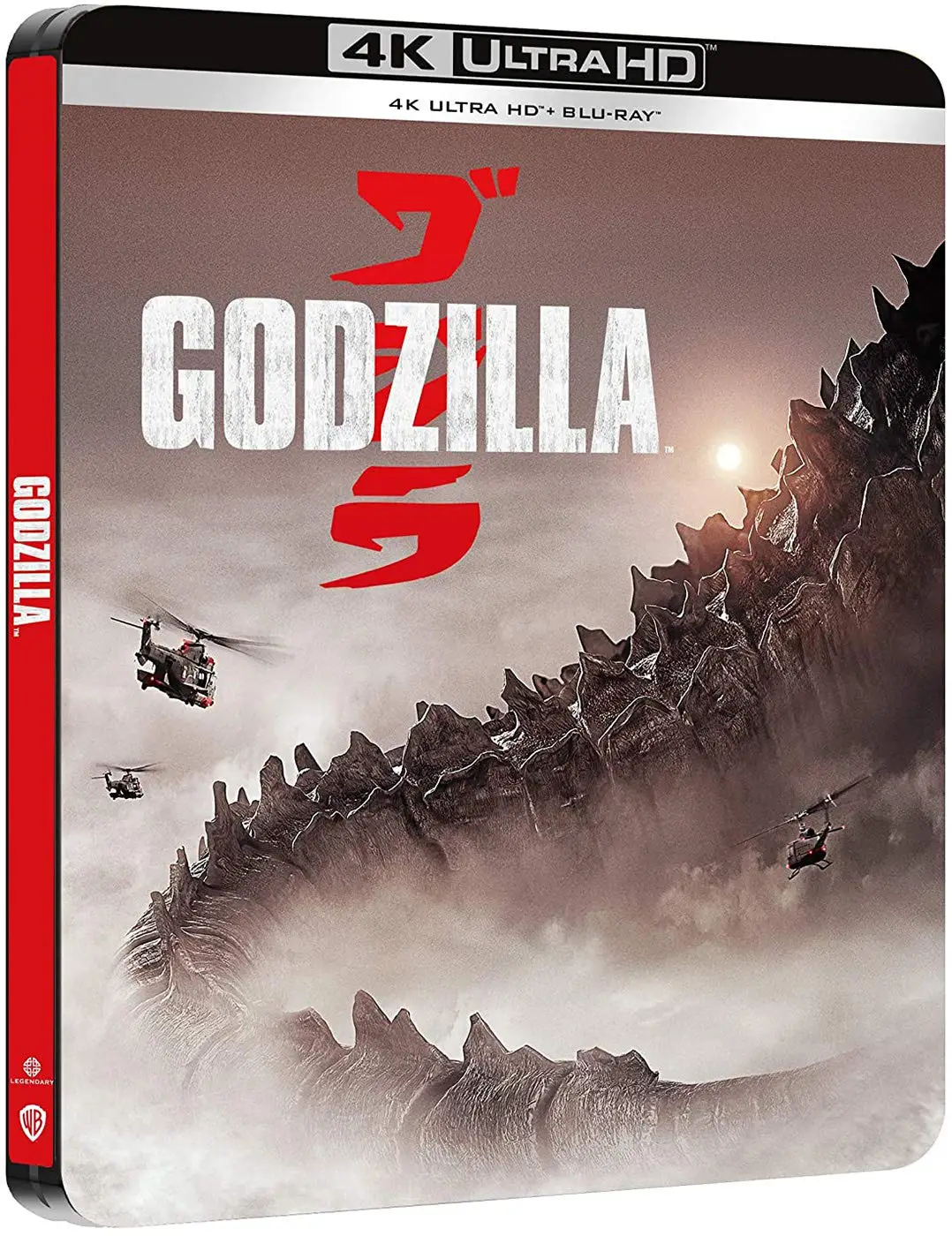 godzilla (2014) - steelbook 4k uhd (blu-ray)