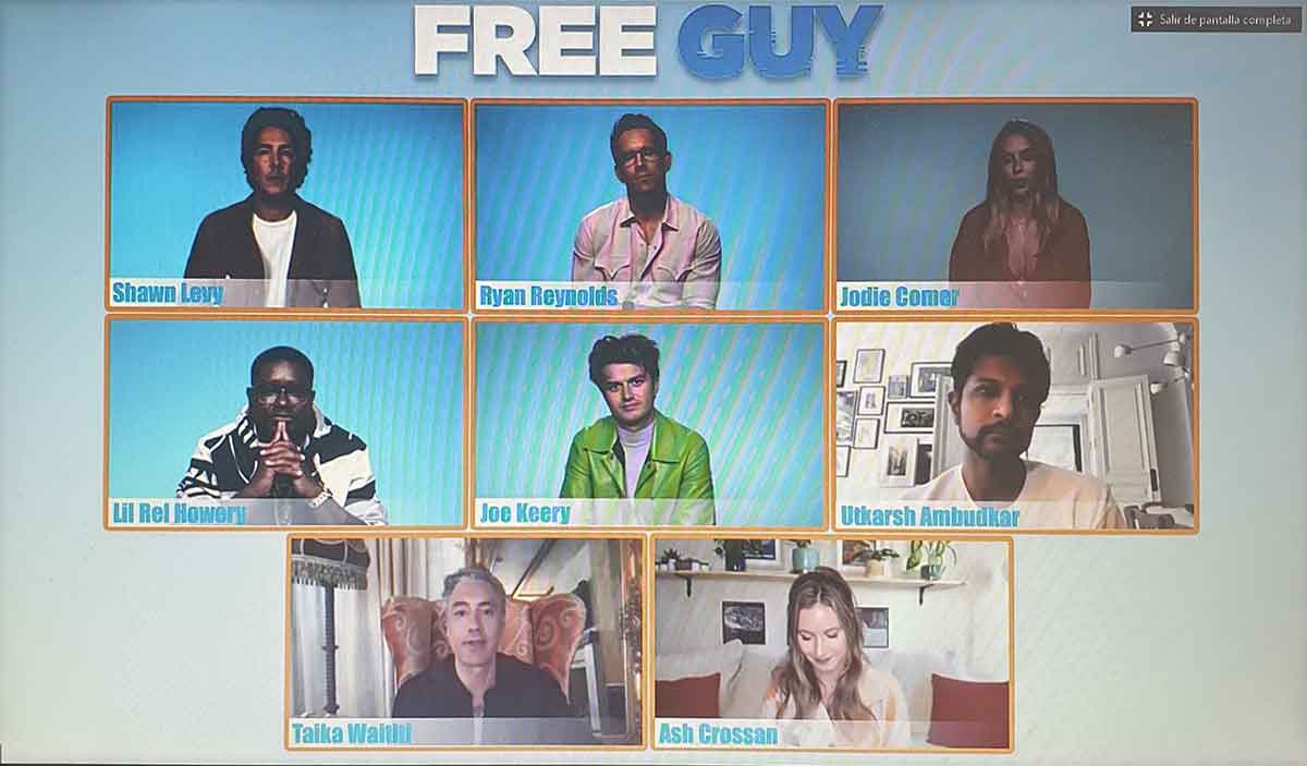 rueda de prensa de free guy