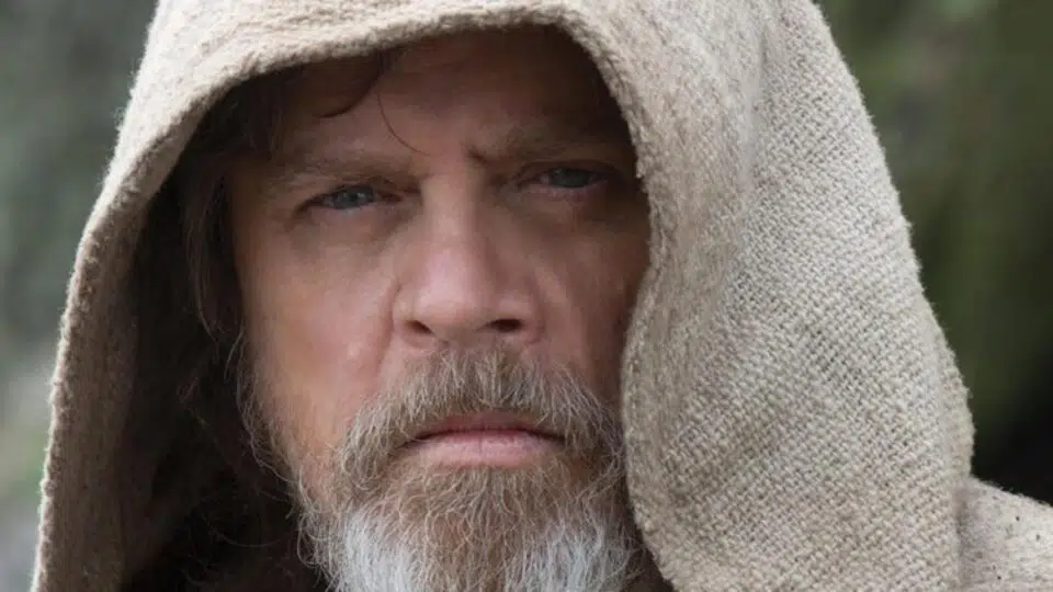 mark hamill como luke skywalker en star wars: los últimos jedi